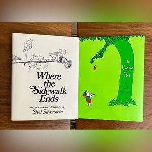 2 Shel Silverstein hardback books